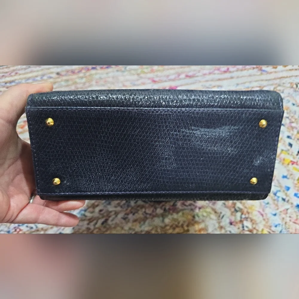 Fendi Midnight Blue Satchel
